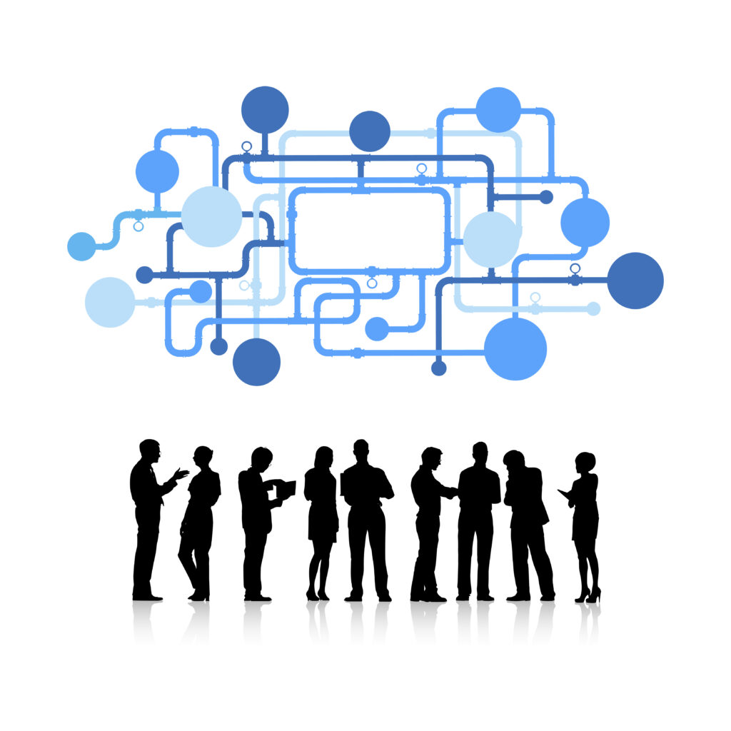 Print illustrative image representing team of bytebridge technologies